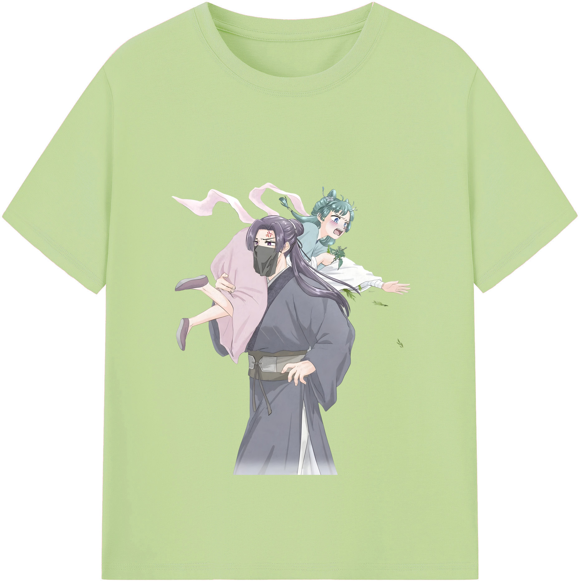 （画像用） 薬屋のひとりごと The Apothecary Diaries 綿100％半袖Tシャツ（フロントプリント）